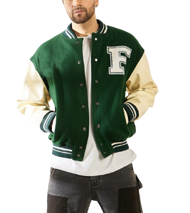 Nouvelle veste de baseball en molleton de coton personnalisée décontractée de qualité supérieure, vestes universitaires, tailles plus grandes, 2024 - Product Image 5