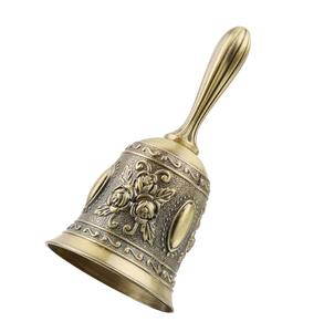 Décoration de petite cloche suspendue en laiton vintage pour la maison et le jardin de Noël pour les aimants de réfrigérateur promotionnels - Product Image 4