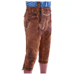 Manguera de cuero auténtico para hombre, ropa masculina de alta calidad, con logotipo personalizado, estilo bávaro - Product Image 6