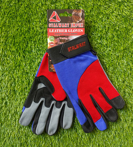 ถุงมือทำงานช่างแนวยุทธวิธีถุงมือหนังสังเคราะห์ถุงมือเซฟตี้ฝ่ามือเครื่องมือก่อสร้างการจัดการที่ทนทาน - Product Image 1