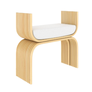 Kyoto Stools Rattan Natural Eco-Friendly Home Living Room <b>Furniture</b> Super Comfortable With Cushion Wholesale Price - Product Image 1