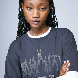 Surdimensionné été saison femmes décontracté à manches courtes t-shirts grande taille femmes t-shirts - Product Image 6