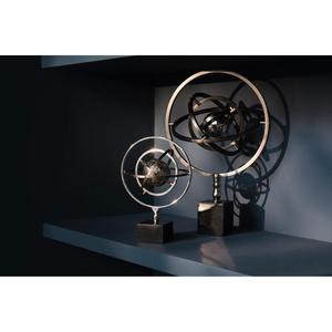 Objet Globe Antique Décoratif Intérieur Décoratif Décoration de Maison Artisanat en Métal Salon Décor de Bureau à Domicile Accent en Métal Coût Bon Marché - Product Image 2