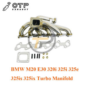 Tuyau d'échappement OTP pour BM * M20 <span class=keywords><strong>E30</strong></span> 320i 325i <span class=keywords><strong>325e</strong></span> 325is 325es 325ix SUS304 Collecteur Tur bo haute Performance en acier inoxydable - Product Image 2