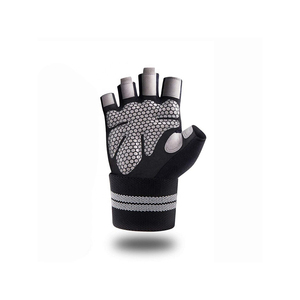 Gran oferta de guantes de gimnasio de neopreno con cinturón de agarre fuerte, guantes de entrenamiento cruzado para levantamiento de pesas para Fitness para deportes al aire libre - Product Image 4