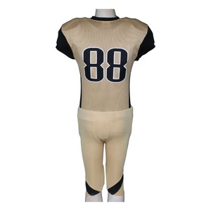 Uniformes de Fútbol Americano de Poliéster Anti-UV, Conjuntos de Manga Corta, Jersey Sublimado Personalizado, Tackle Twill, Nombre de Marca Personalizado OEM - Product Image 2