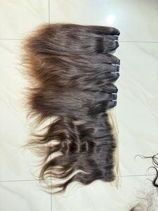 Vente en gros de paquets de cheveux indiens vierges bruts à cuticule alignée qualité supérieure non traitée extension de cheveux naturels sains longue durée - Product Image 2