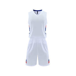 Ensemble d'uniformes de basketball pour hommes de haute qualité, design personnalisé, couleur unie, réversible et respirant pour le sport - Product Image 3