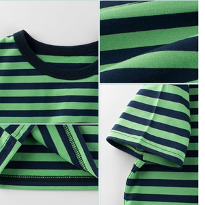 Enfant en bas âge garçon tricoté coton t-shirt personnalisé Applique Boutique vêtements été enfants garçon vêtements chemises fabriquées au Bangladesh - Product Image 4