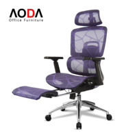 Sedia Ergonomica Da Ufficio pour Big & Tall Chaise de direction Chaise robuste avec cadre en alliage d'aluminium Chaise de bureau ergonomique