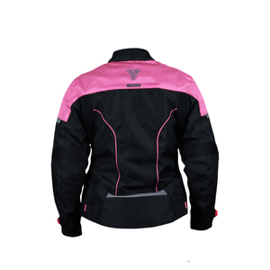 Veste textile respirante pour dames avec armure approuvée CE Veste de tourisme imperméable - Product Image 2
