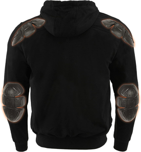 Sudadera con capucha personalizada para hombre 2025 con protección 100% para motocicleta con cremallera impermeable a prueba de viento Kevlar - Product Image 4