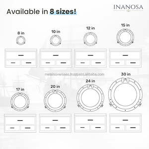 Antique bateau nautique hublot miroir mural maison bureau décoratif en aluminium métal modèle à collectionner anniversaire cadeau d'anniversaire - Product Image 2