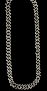 เครื่องประดับร่างกายแบบ Cuban Link ดีไซน์ใหม่สุดหรู ประดับเพชร VVS Moissanite สไตล์ฮิปฮอป ของขวัญที่ดีที่สุดสำหรับผู้ชาย - Product Image 2