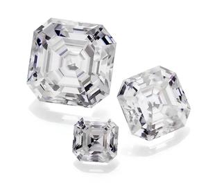 Pierre en vrac de Moissanite coupée par Asscher de 10mm avec le certificat GRA - Product Image 4