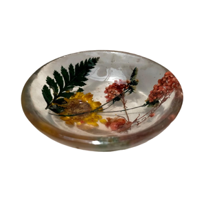 Cuenco de resina epoxi transparente de lujo, cuenco de servicio hecho a mano de diseño interior, para artista indio, aspecto moderno, decorativo, para ensalada - Product Image 1