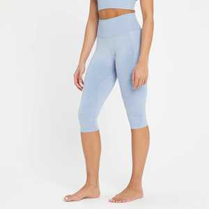 Leggings capri de gym pour femmes, pantalon de yoga taille haute pour l'entraînement et l'entraînement, tissu souple et respirant, coupe confortable - Product Image 2