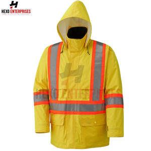 Vente en gros Veste de sécurité ignifuge de protection Vêtements de travail Vêtements de travail imperméables Veste de travail de haute sécurité - Product Image 3
