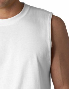 Débardeur sans manches 100% coton pour homme Respirant Séchage rapide Imprimé par transfert thermique Tricoté pour adultes - Product Image 3