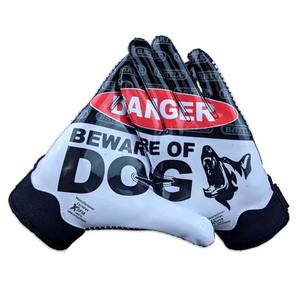 Fournisseur de premier plan ! Gants de football américain professionnels en silicone antidérapant de haute qualité, écologiques et personnalisables, tailles adultes - Product Image 6