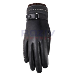 Guantes de Moda para Exteriores, Resistentes al Viento, de Cuero PU de Alta Calidad, Personalizados, para Invierno, Uso Diario, Fiestas, Casuales, Unisex - Product Image 5