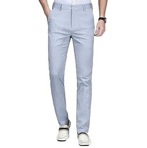 Pantalones de vestir para hombre de último diseño, pantalones de vestir formales de oficina ajustados, pantalones de vestir formales de negocios de la mejor calidad para hombre - Product Image 4