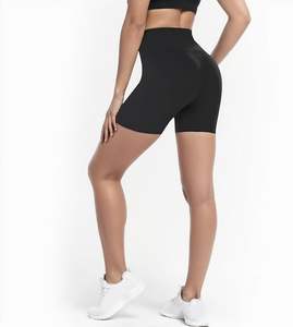 Mallas de yoga con logotipo personalizado para mujer 2025 para gimnasio, deporte, entrenamiento, venta al por mayor, pantalones cortos de yoga sin costuras - Product Image 2