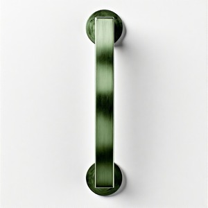 Poignée d'entrée Luxe Lock Majestic Aura Premium Door Pull en noir mat et or pour portes en bois haut de gamme - Product Image 4