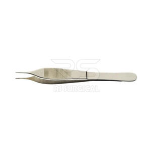 Pince à épiler dentaire Adson Pointe dentelée Pansement chirurgical Pince à tissu Manuel en acier inoxydable Usage professionnel Marron Coussin Deluxe - Product Image 5