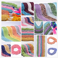 Chaude 6*6mm en forme de coeur pierre naturelle vert Avenurie poudre cristal indien eau herbe rouge bijou oeil de tigre perles de pin