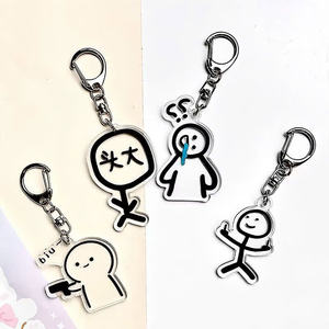 Colores vibrantes Jolly personaje divertido Anime llaveros Mica bolsa y perchas de decoración para recuerdos y colección de Juguetes - Product Image 6