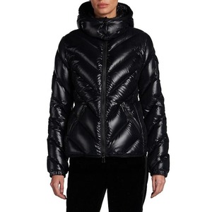 Chaqueta Acolchada Negra con Capucha para Hombre, Abrigo de Invierno Cortavientos con Cierre de Cremallera, Estilo Casual, Diseño Acolchado Grueso - Product Image 2