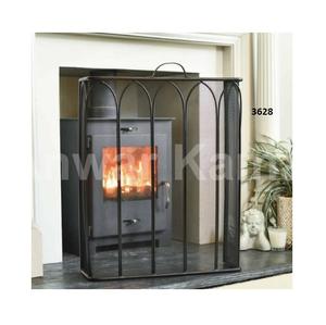 Venta caliente cubierta de chimenea plegable de Metal malla decorativa cubierta de protección contra chispas para sala de estar decoración interior del hogar - Product Image 4