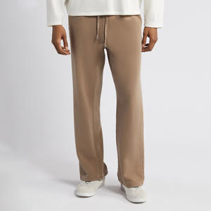 Wholesale Men's Winter Casual Sweatpants-Eco-Friendly 100% Cotton Canvas Fleece Thickness <b>Elastic</b> Waist <b>Lace</b>-Up Closure Printed - Product Image 5