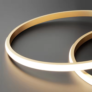 โคมไฟระย้าอะคริลิค3วงสีทองหรูหรา LED ห้อยดีไซน์ใหม่ - Product Image 4