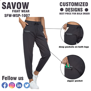 Wholesale ODM <b>Women's</b> Ultra-Soft <b>Lounge</b> Joggers Sweatpants Athletic Yoga <b>Pants</b> Pockets Breathable Quick Dry Drawstring Closure - Product Image 3