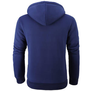 Sudadera con capucha de lujo lisa en blanco para hombre, ropa de calle de gran tamaño personalizada, sudaderas básicas de algodón mezclado de peso pesado para hombre, sudaderas - Product Image 1