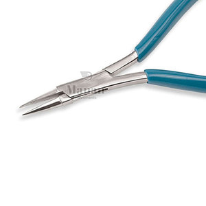 Alicates de Punta Plana de 5 Pulgadas, Acero Inoxidable, Herramienta para Hacer Joyas, Mandíbula Lisa, Alicates para Doblar Alambre, MANAN INSTRUMENTS MI-FNP-707 - Product Image 6