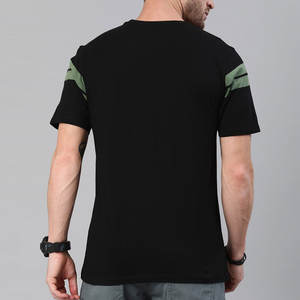 Camiseta clásica de cuello redondo de verano para hombre de suministro directo de fábrica 100% algodón con patrón de letras populares Producto más buscado - Product Image 3