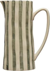 Pichet à eau en résine de polyester au design classique Texture en résine avec motif tourbillon d'abricot Aqua pour la cuisine Cadeaux de Noël - Product Image 5