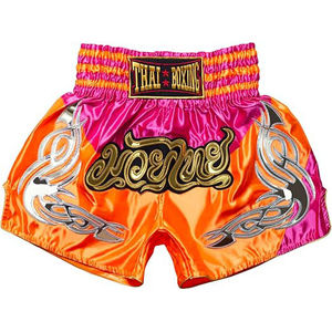 Pantalones cortos de Muay Thai personalizados de fabricante directo | Venta al por mayor de equipo de artes marciales | Proveedor de pantalones cortos de Kick Boxing transpirables con OEM - Product Image 1