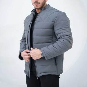 Veste matelassée pour hommes Manteau à bulles pour hommes, chaude et confortable Vestes matelassées Service de qualité supérieure, décontractée, logo personnalisé, hiver - Product Image 3