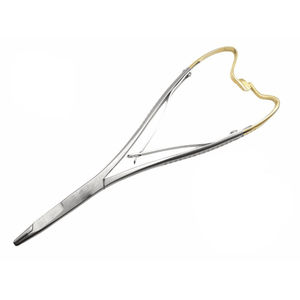 Portaagujas Manual Olsen Mathieu Hegar 2 en 1, Tijeras con Filos de Corte de Carburo de Tungsteno y Acero Inoxidable para Cirugía General - Product Image 1