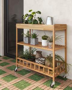 Durable Handmade Modern Home Decor Outdoor Buffalo Bone 6-Tier 7-Pot Photo <b>Frame</b> <b>Plant</b> Stand - Product Image 6