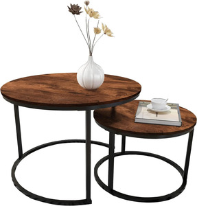 Luxury <b>Console</b> Side <b>Table</b> with Brown <b>Marble</b> Top and Wrought Metal Body Eye-Catching Dining <b>Table</b> at Wholesale Price - Product Image 3