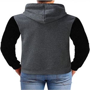 ชุดวอร์มสองชิ้นสไตล์มีฮู้ดสำหรับผู้ชายชุดเทรนนิ่ง/ฟิตเนสไซส์พิเศษออกแบบโลโก้ได้อย่างสะดวกสบาย - Product Image 3