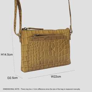 Premium Vintage Bohème Croc En Relief Poli En Cuir Véritable Sac À Bandoulière Gland Décoration Top Fournisseur Indien Fabricant - Product Image 6