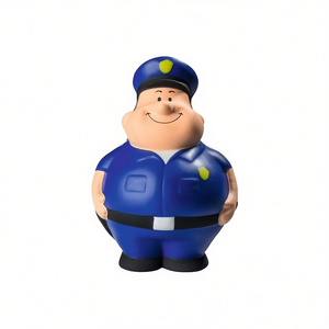 Gadgets anti-stress personnalisés Bert Policeman, cadeaux promotionnels d'entreprise - Product Image 3