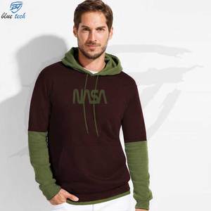 Venta al por mayor de sudaderas con capucha para hombre Unisex Streetwear pulóver sudaderas con capucha logotipo bordado personalizado sudaderas con capucha en blanco para hombre - Product Image 2
