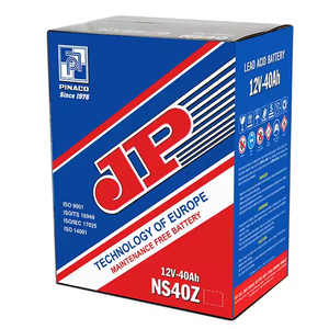 แบตเตอรี่ NS40ZL แบบแห้ง12V-40Ah สำหรับรถยนต์และเรือผู้ผลิตชั้นนำของเวียดนามสำหรับการสั่งซื้อจำนวนมาก - Product Image 1